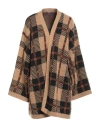 Mateha Woman Cardigan Brown Size M Acrylic, Wool, Viscose, Alpaca Wool In Multi