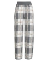 Mateha Woman Pants Grey Size S Viscose, Polyester, Metallic Polyester, Polyamide In Gray