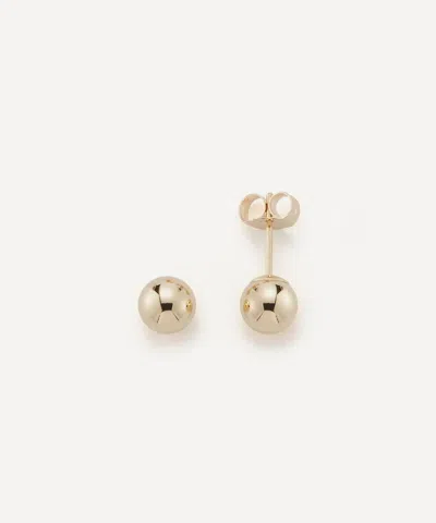 Mateo 14ct Gold Ball Stud Earrings