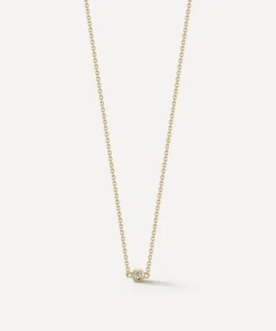 Mateo 14ct Gold Diamond Dot Pendant Necklace