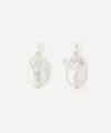 Mateo 14ct Gold Duality Pearl Drop Earrings