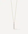 Mateo 14ct Gold Small Diamond La Berre Pendant Necklace In Gold