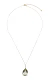 Mateo Women's 14k Yellow Gold & Green Amethyst Pendant Necklace In Green