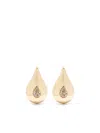 Mateo 18kt Yellow Gold Diamonds Teardrop-shaped Earrings In Gold