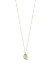 Mateo 14k Yellow Gold Green Amethyst Necklace