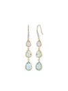 Mateo 14k Yellow Gold Multi-stone Earrings In Gold