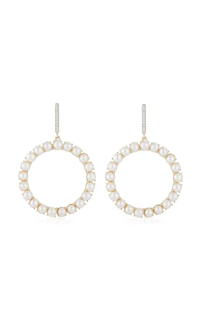 Mateo 14k Yellow Gold Pearl Earring