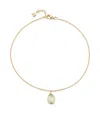 Mateo 14k Yellow Gold Pink Amethyst Anklet