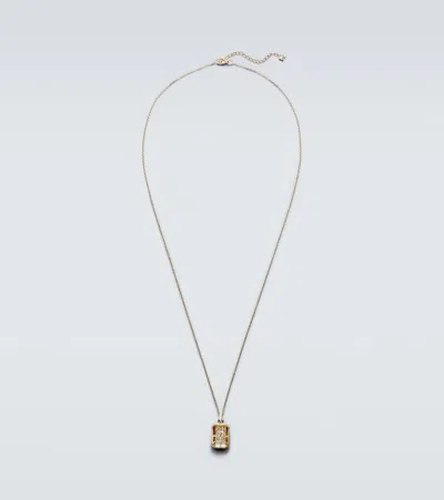 Mateo 14kt Gold Necklace With Emerald Pendant