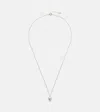 Mateo 14kt Gold Pendant Necklace With Pearl And Diamond In Metallic