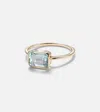 Mateo 14kt Gold Ring With Blue Topaz