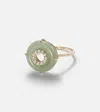 Mateo 14kt Gold Ring With Jade And Diamonds