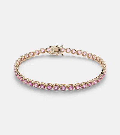 Mateo 14kt Gold Tennis Bracelet With Sapphires In Yellow Gold