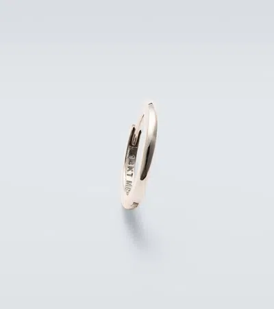 Mateo 14kt White Gold Single Hoop Earring