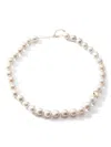 Mateo 14kt Yellow Gold Baroque Pearl Necklace In Neutrals