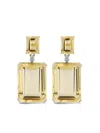 Mateo 14kt Yellow Gold Citrine And Diamond Drop Earrings In Gold