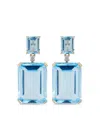 Mateo Frame 14k Yellow Gold Topaz Earrings In Gold
