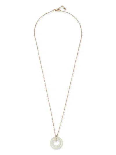Mateo 14kt Yellow Gold Donut Diamond And Mother Of Pearl Necklace