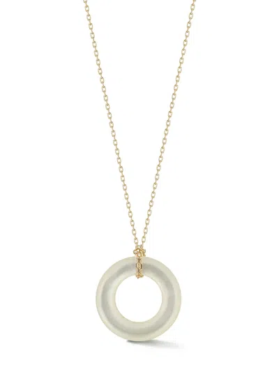 Mateo 14kt Yellow Gold Donut Mother Of Pearl Necklace