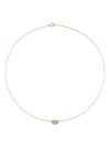 Mateo 14kt Yellow Gold Evil Eye Diamond Necklace In Metallic