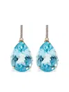 Mateo 14kt Yellow Gold Pear Drop Earrings In Gold