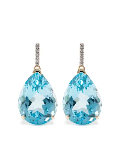 Mateo 14kt Yellow Gold Pear Drop Earrings