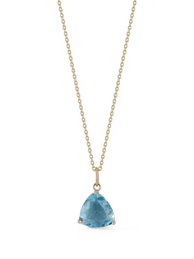 Mateo 14kt Yellow Gold Topaz Pendant Necklace