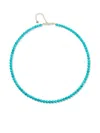 Mateo 14kt Yellow Gold Turquoise Beaded Necklace In Gold