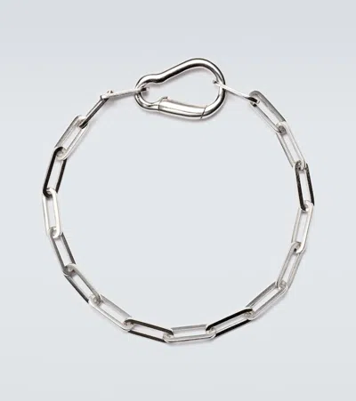 Mateo Carabiner Sterling Silver Chain Bracelet