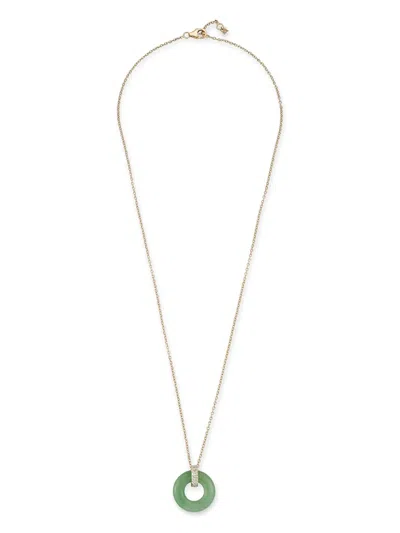 Mateo Diamond Donut Necklace In Gold