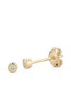 Mateo Diamond Dot Stud Earrings In 金色