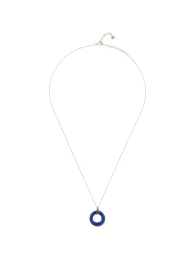 Mateo Donut Lapis Necklace In Blue