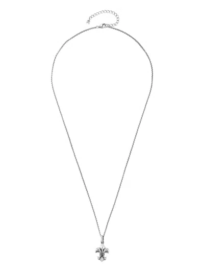 Mateo Fleur De Lis Necklace In Silver