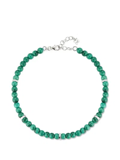 Mateo Hex Nut Malachite Bracelet In Green