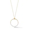 MATEO MEDIUM HALF MOON PENDANT NECKLACE