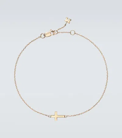 Mateo Mini Cross 14kt Gold Bracelet