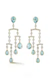 Mateo Mobile 14k Yellow Gold Topaz; Diamond Earrings