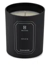 Mateo Onyx Scented Candle In Schwarz