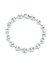 Mateo Puff Link-chain Bracelet In Silver