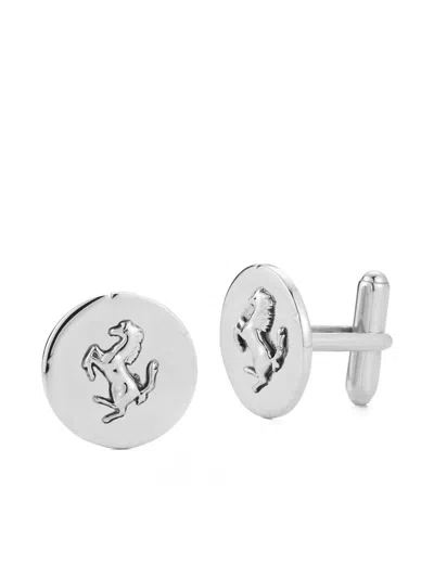 Mateo Stallion Coin Cufflinks In Metallic