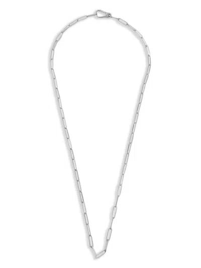 Mateo Sterling Silver Paper Clip Necklace