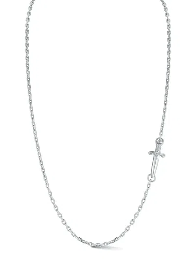 Mateo Sword Necklace In Silver