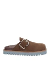 Materia Prima By Goffredo Fantini Woman Mules & Clogs Chocolate Brown Size 8 Leather In Multi