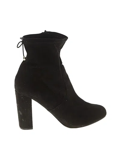 Pre-owned Material Girl Boots In Black