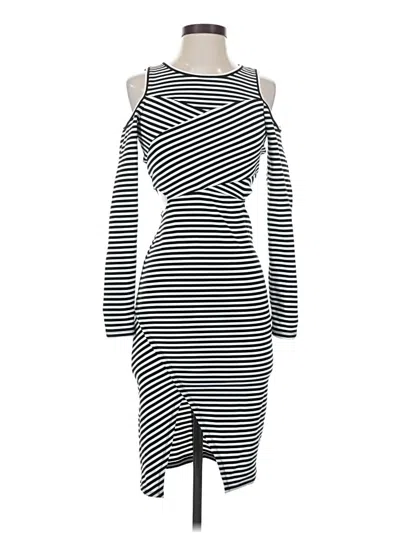 Pre-owned Material Girl Casual Dress In Black