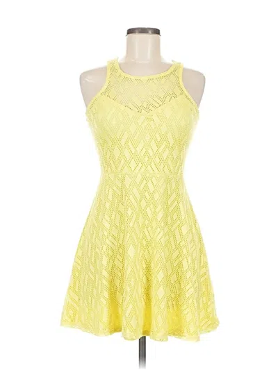 Pre-owned Material Girl Cocktail Dress In Yellow