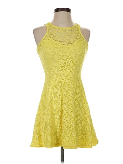 Pre-owned Material Girl Cocktail Dress In Yellow