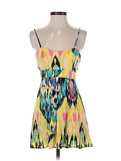 Pre-owned Material Girl Cocktail Dress In Yellow