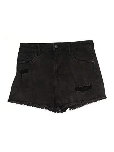 Pre-owned Material Girl Denim Shorts In Black