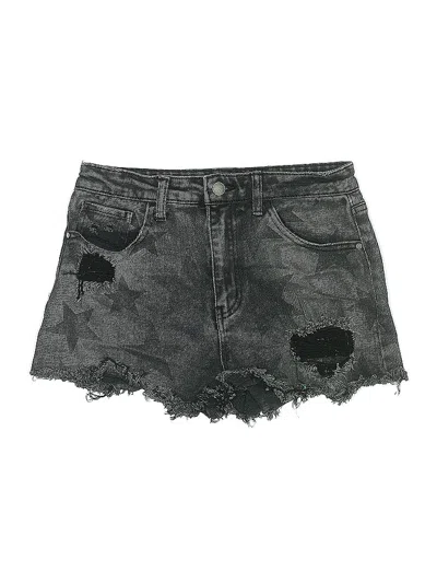 Pre-owned Material Girl Denim Shorts In Gray